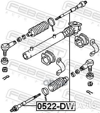 Тяга ру перед прав/лев 0522DW Febest
