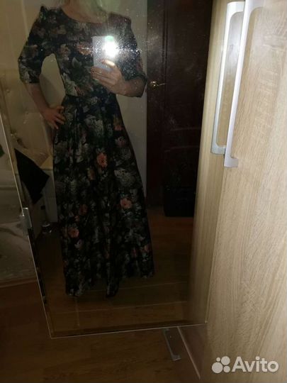 Платье в пол 42-44