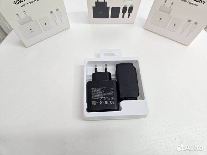 Супер быстрая зарядка(fast) Samsung 45 w + кабель