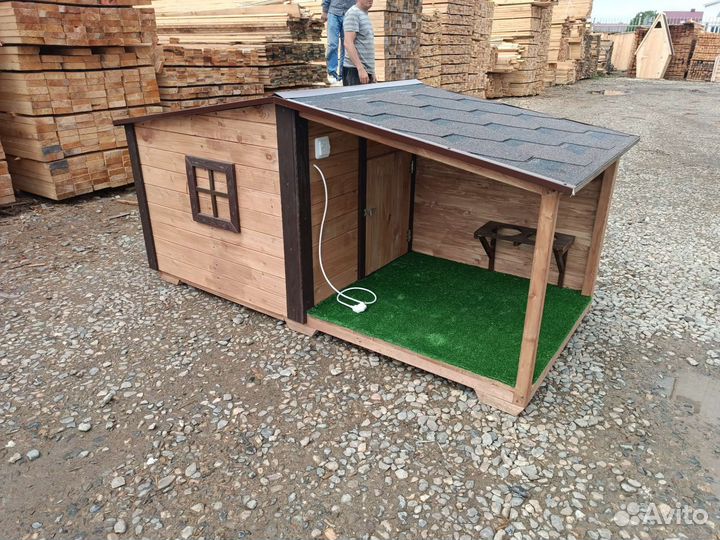 Будка для большой собаки с подогревом