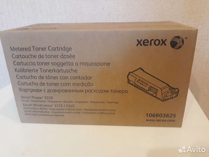 Картридж xerox 106R03625 для принтера Xerox3330 и