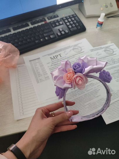 Ободок ручной работы