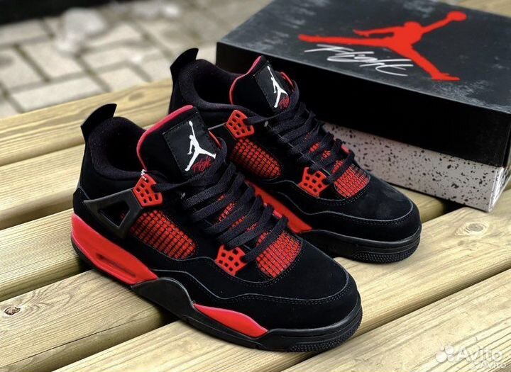 Nike air jordan 4 red thunder