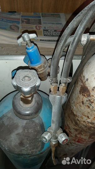 Баллон газо резко кислородом