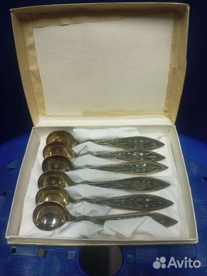 Набор советских столовых приборов. Мельхиор