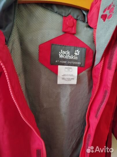 Ветровка jack wolfskin детская р. 116