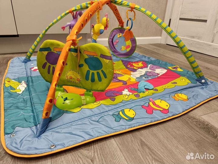 Развивающий коврик tiny love зоосад