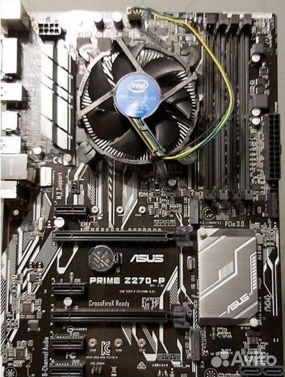 Материнская плата с процессором asus z270-p