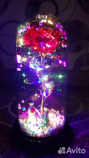 Роза в колбе