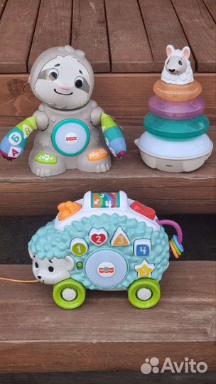 Fisher price Ёжик Ленивец Лама linkimals