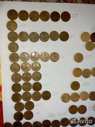 2 копейки СССР. (1924-1991г.)