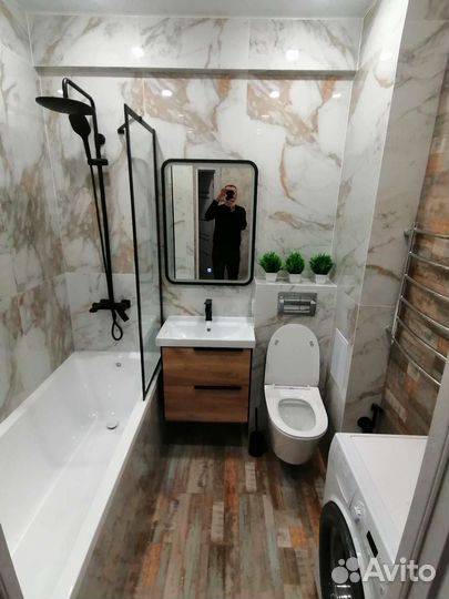 Ремонт ванной комнаты, квартир под