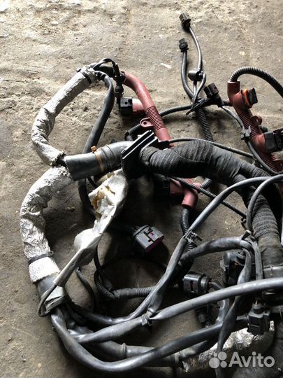 Жгут проводов мотора Audi A8 3.2 FSI BPK