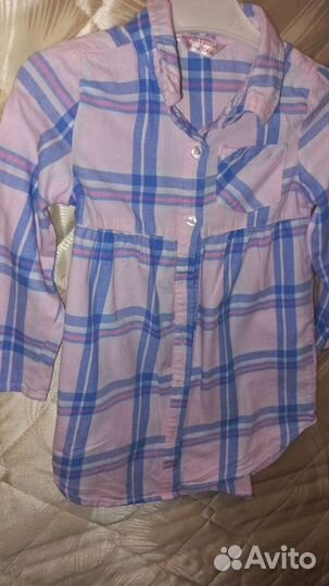 Рубашка zara для девочки