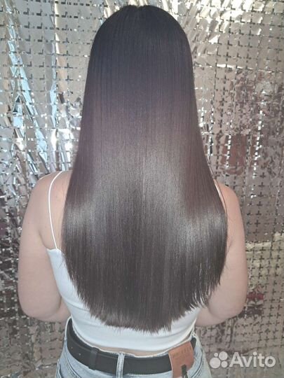 Кератиновое выпрямление волос