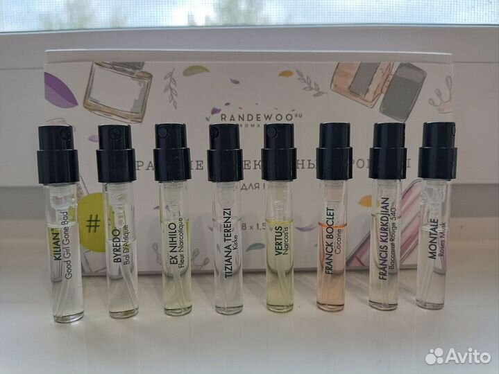 Пробники Kirke,Baccarat,Fleur Narcotique