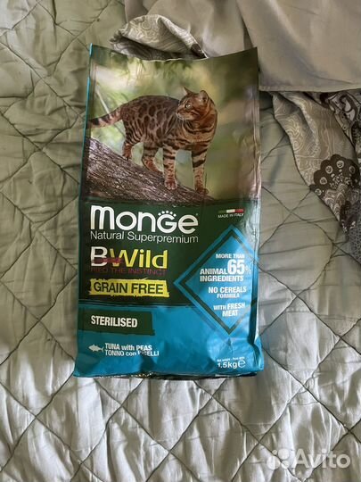 Корм Monge для кошек BWild 1,5 кг