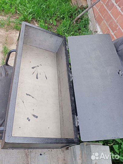 Сейф металлический бу. Металлический ящик