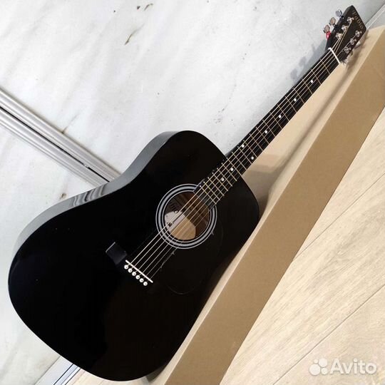 Гитара новая акустическая большой корпус