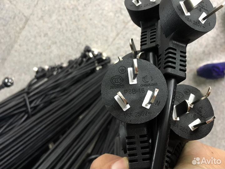 Кабель питания С19 3х2 для компьютера, айсиков