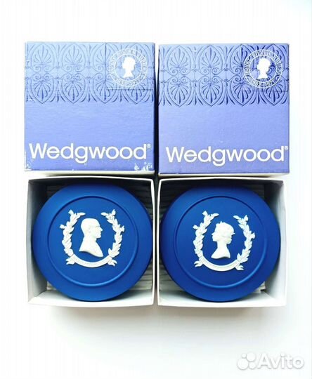 Wedgwood две парные шкатулки в родной коробке