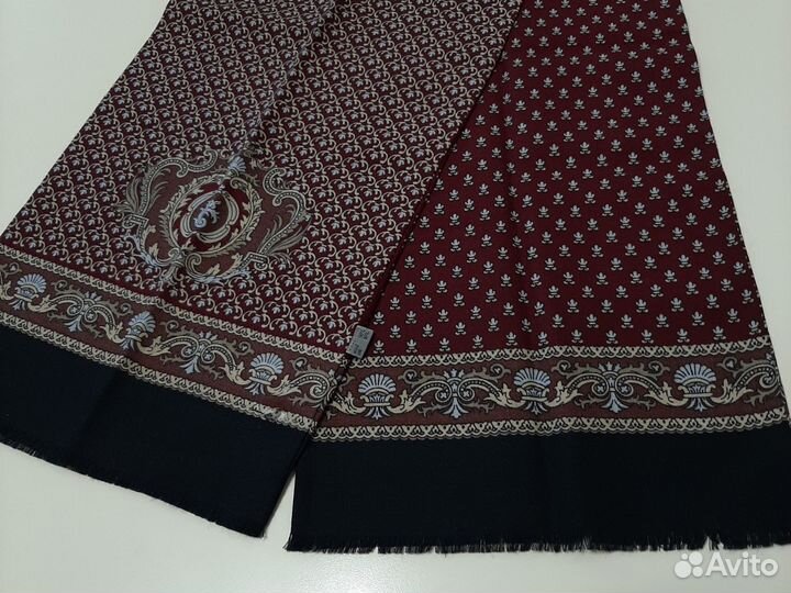 Мужской шарф шерсть шелк