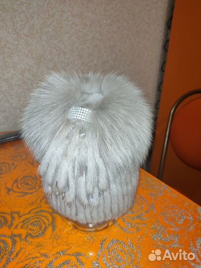 Шапка норковая новая