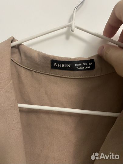 Укороченая рубашка shein