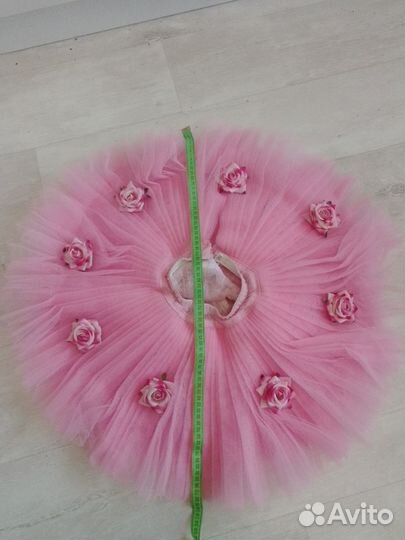 Костюм розовый для танцев/балета (балетная пачка)