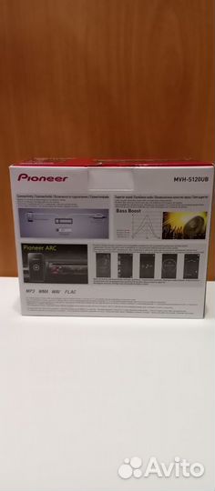 Новый 1 дин Pioneer MVH S120 UB