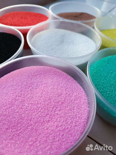 Цветной песок