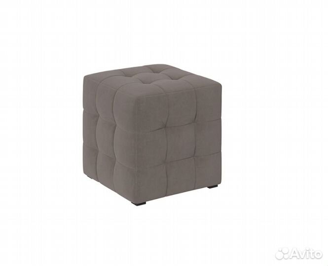 Пуфик Велюр/цвет Кофе с молоком