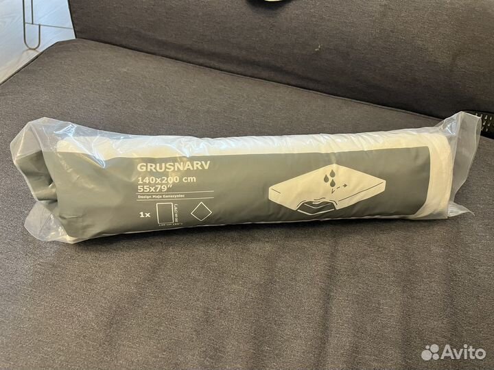 Наматрасник 140 200 IKEA непромокаемый grusnarv