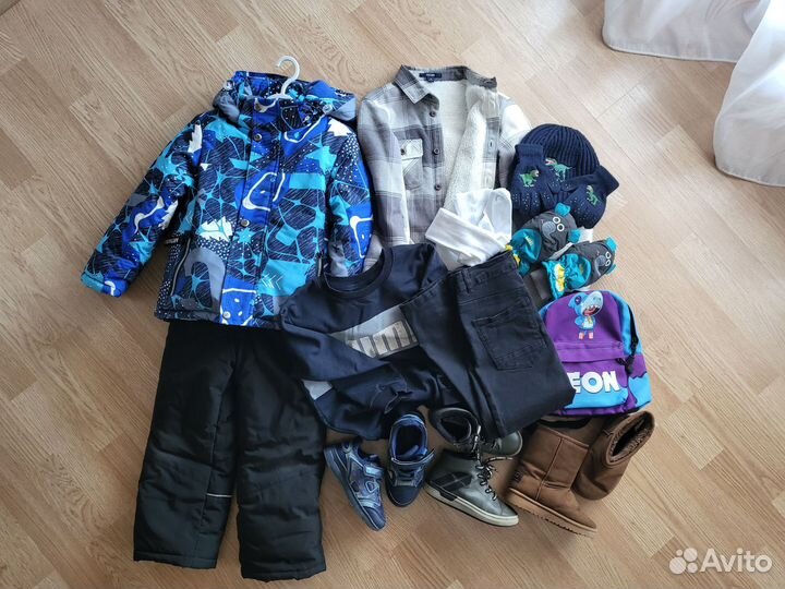 Детская одежда и обувь пакетом