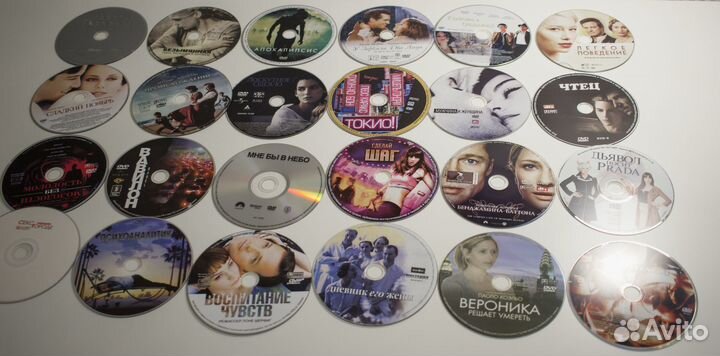 Коллекция фильмов DVD и музыки CD