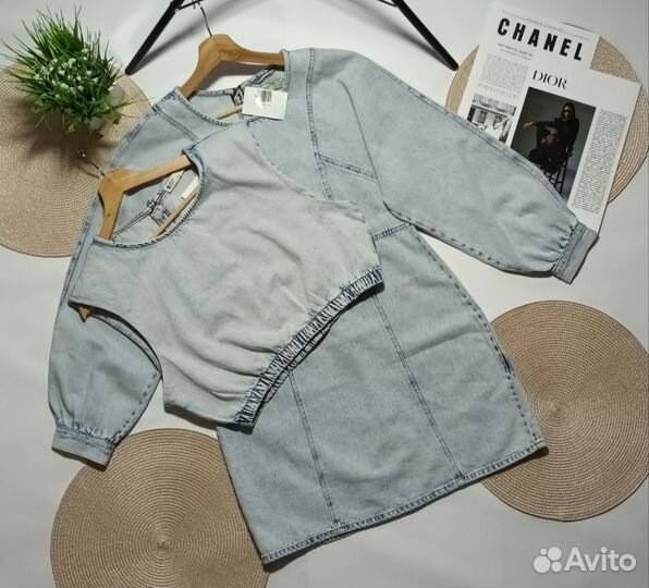 Жилет деним L