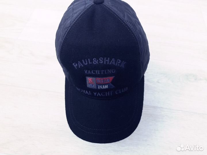 Новая теплая бейсболка Paul&Shark оригинал
