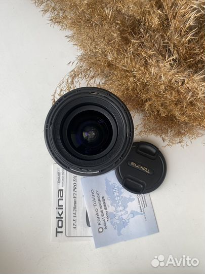 Объектив tokina AT-X 14-20 мм F2 pro dx