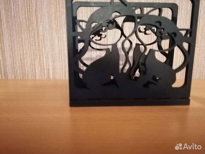 Салфетница новая деревянная