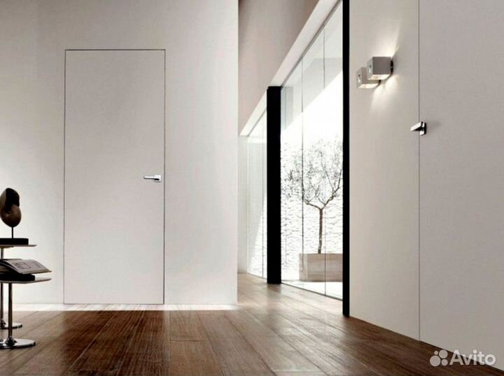 Двери межкомнатные скрытые под покраску, отделку