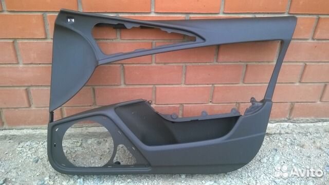 Обшивка двери audi A6 C7 коричневый салон