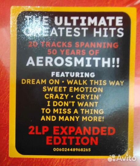 Aerosmith Greatest Hits (2Винил)