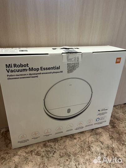 Робот пылесос xiaomi mi robot vacuum mop essential