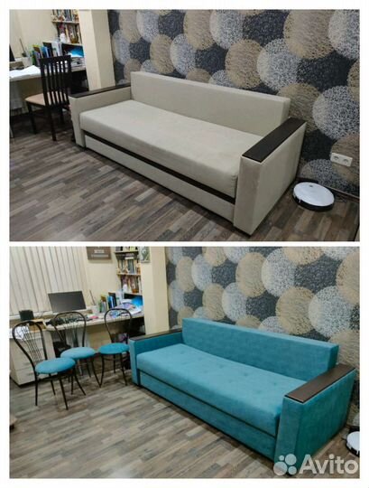 Перетяжка, ремонт мягкой мебели