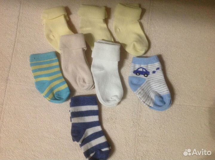 Носочки от рождения 8 шт