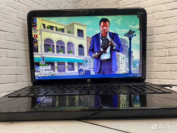 Игровой ноутбук Hp 2 видеокарты / 240 SSD / 4 ядра