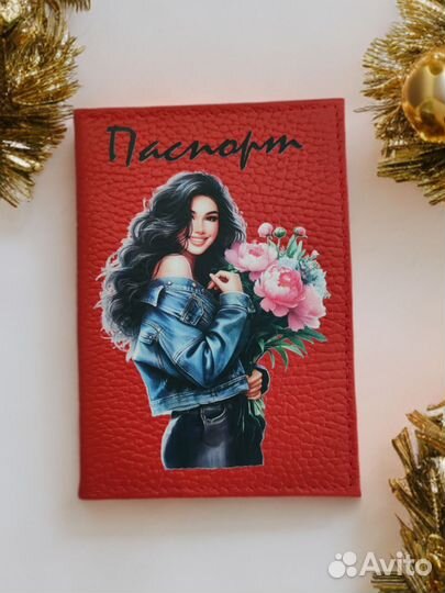 Обложка для паспорта натуральная кожа