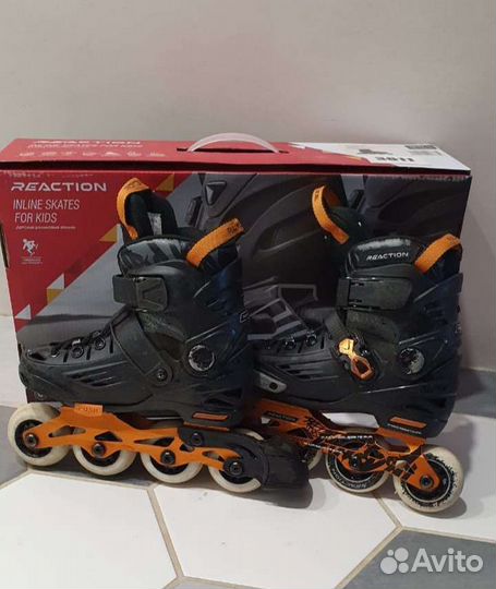 Роликовые коньки детские раздвижные