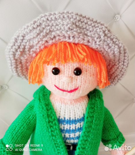 Кукла вязаная Рыбачок