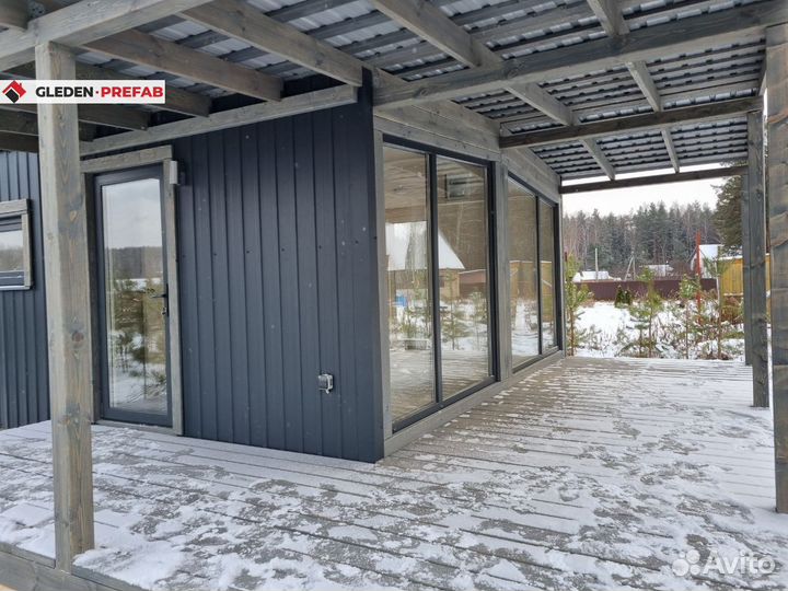 Готовый модульный дом 51 м2 / Дом под ключ